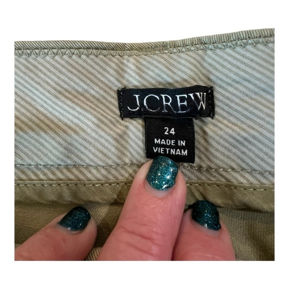 J. Crew Olive Sand 5" new stretch classic chino short in Plus Size 24 H5807 NEW - Picture 7 of 16